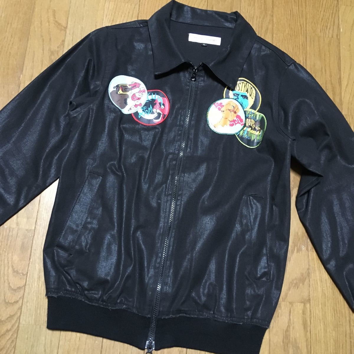  Comme des Garcons Japanese sovenir jacket badge flight jacket 
