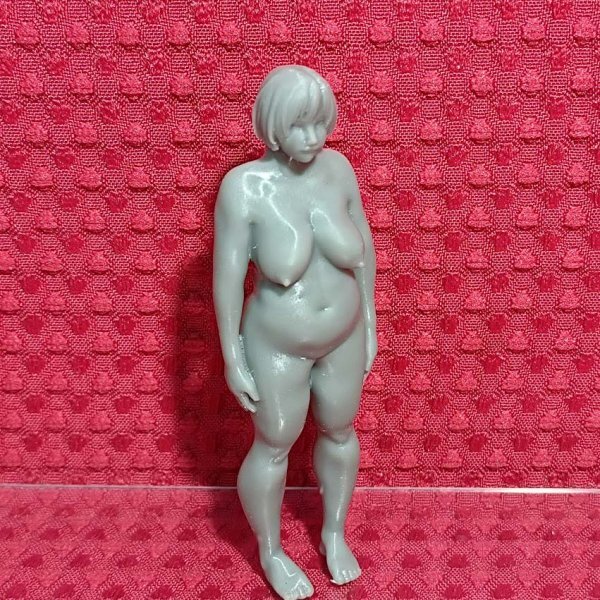 オリジナル品　創作品　美的工房　フィギュア　樹脂製　女神　縁起物　開運　ポチャ子65　4