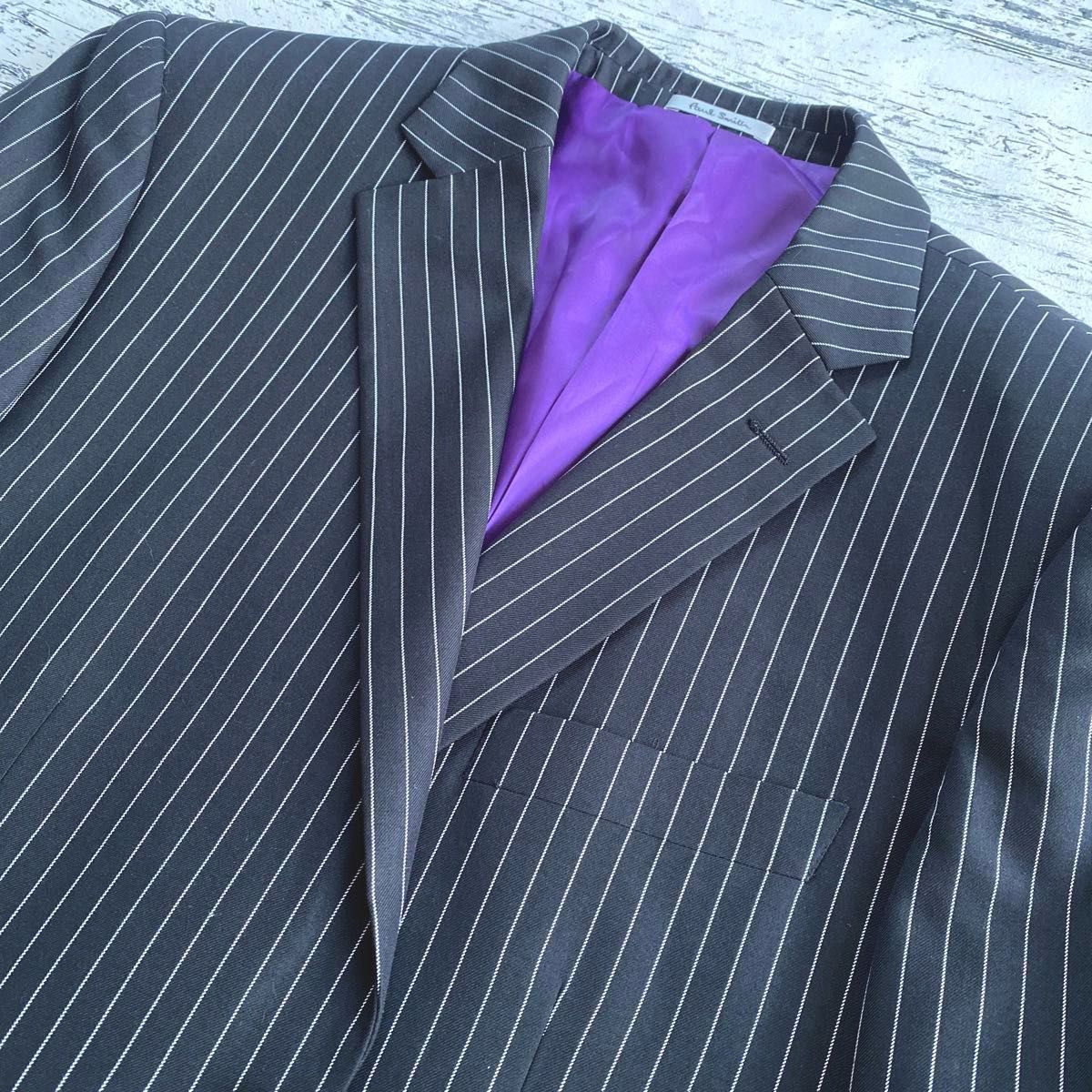 Paul Smith LONDON セットアップ スーツ チョークストライプ Paul Smith LONDON セットアップ スーツ チョークストライプ