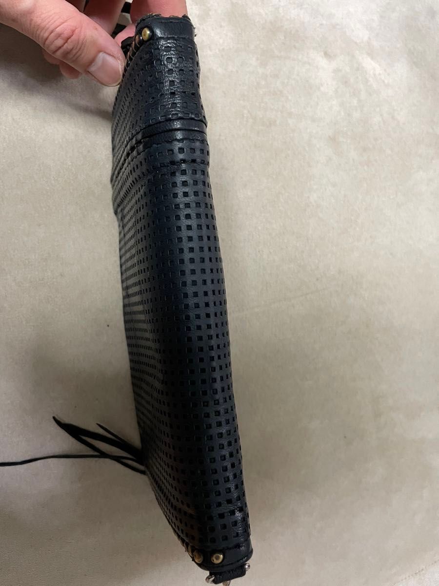 kmriiケムリ 牛革レザーウォレット長財布 スタッズスカル kmriiケムリ 牛革レザーウォレット長財布 スタッズスカル