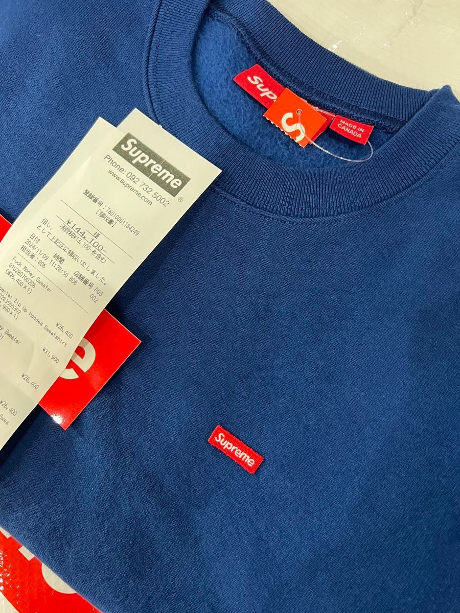 Supreme Small Box Crewneck Dark Royal|Yahoo!フリマ(旧 Supreme Small Box Crewneck Dark Royal|Yahoo!フリマ(旧