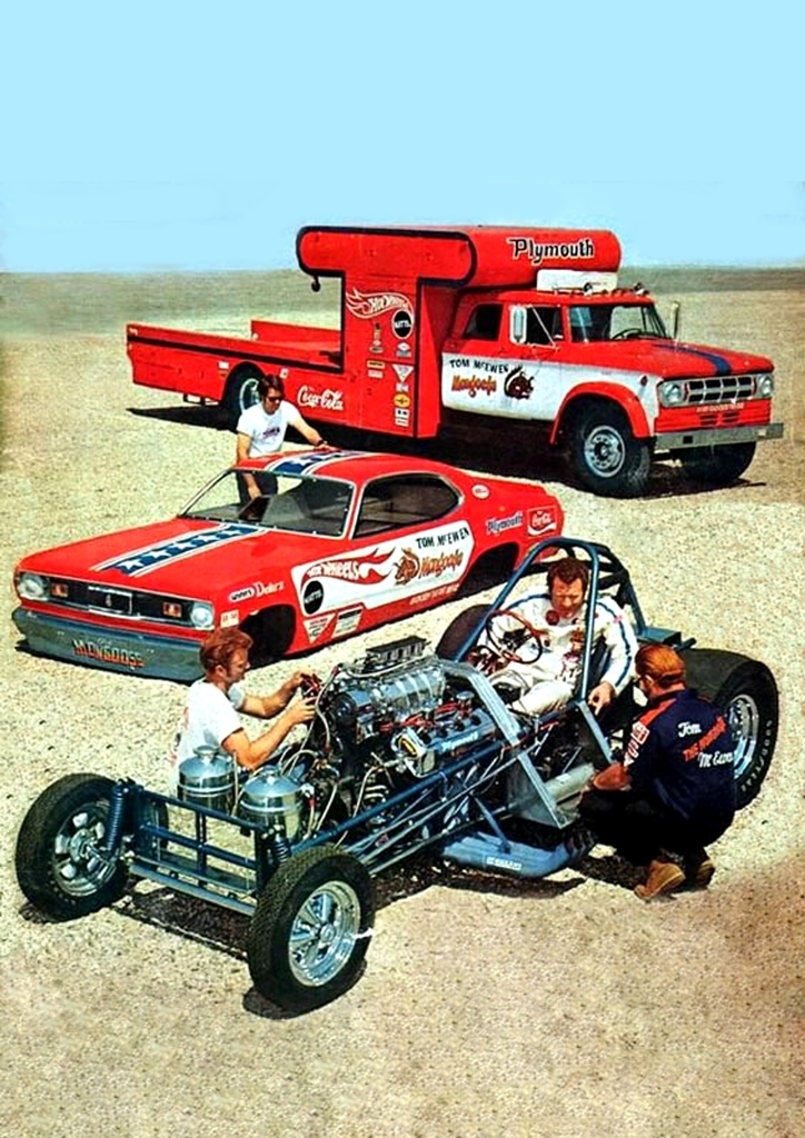 *Mongoose man Goose fa knee car & is ula-* rare poster *Mopar/mopa-/Hot Wheels/ duster /Plymouth/Hauler/Dodge