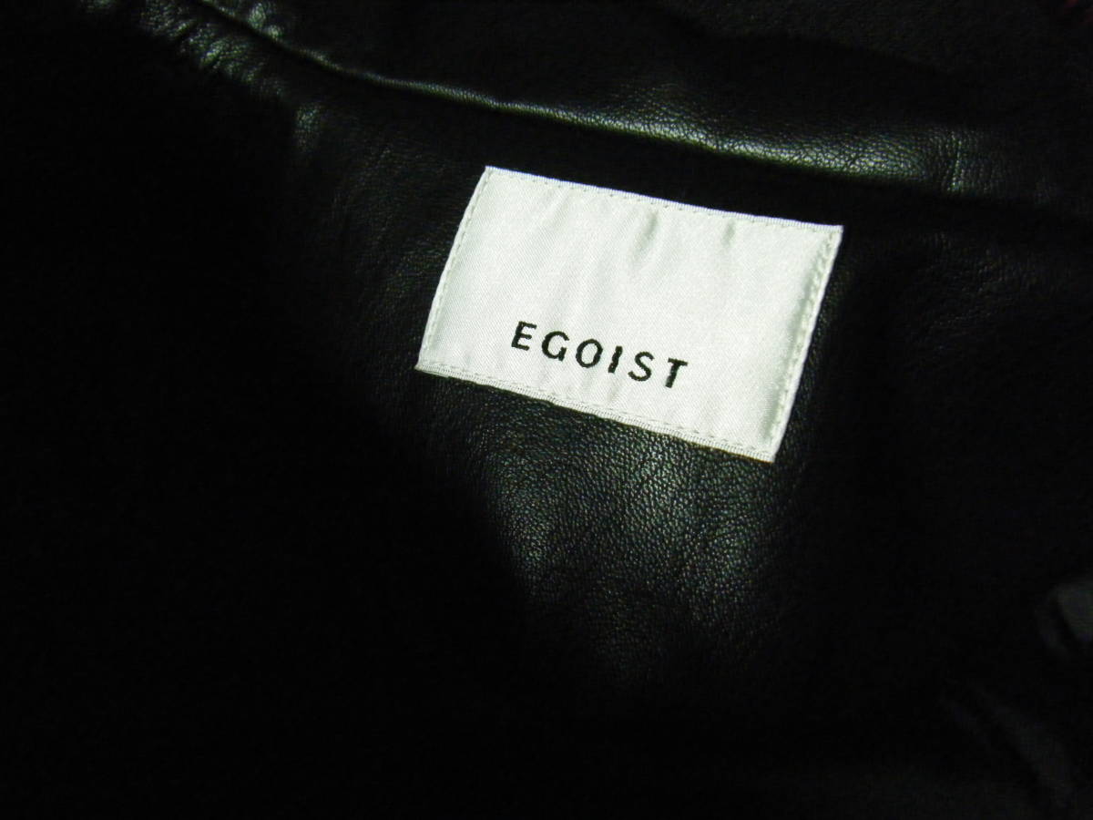 新品 年式新 定価15980円＋税の品 EGOIST エゴイスト ライダース コート アウター 管理Ｈ_画像5