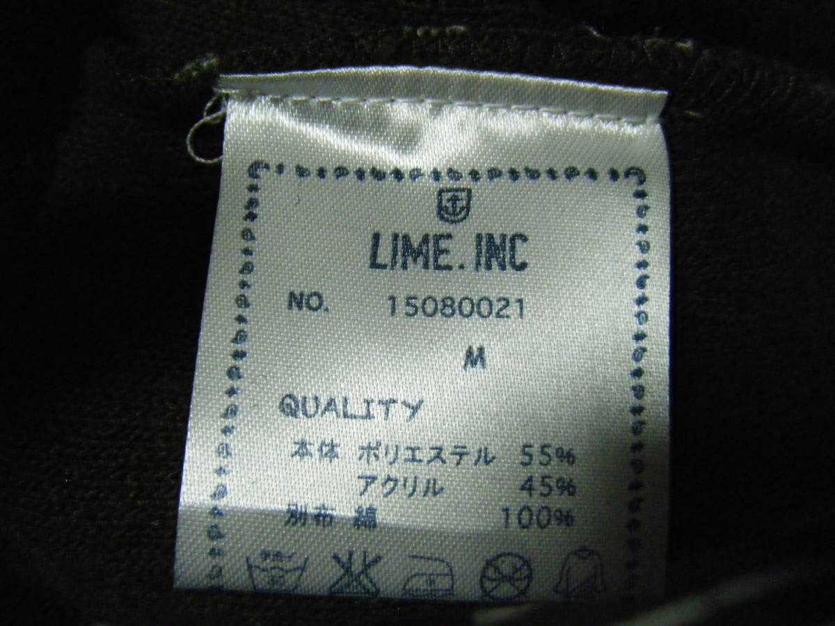 LIME.INC ライム インク コート アウター サイズM メ6809_画像7
