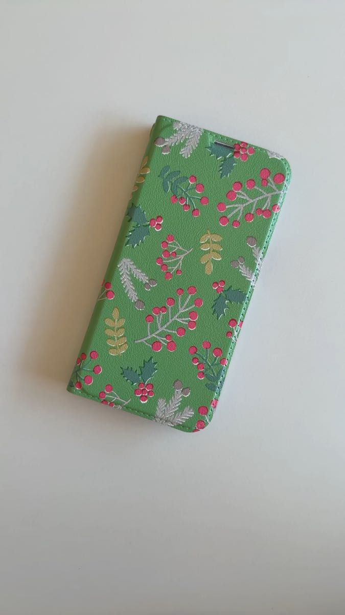 ●年末セール● iphone 手帳型ケース クリスマスカラー