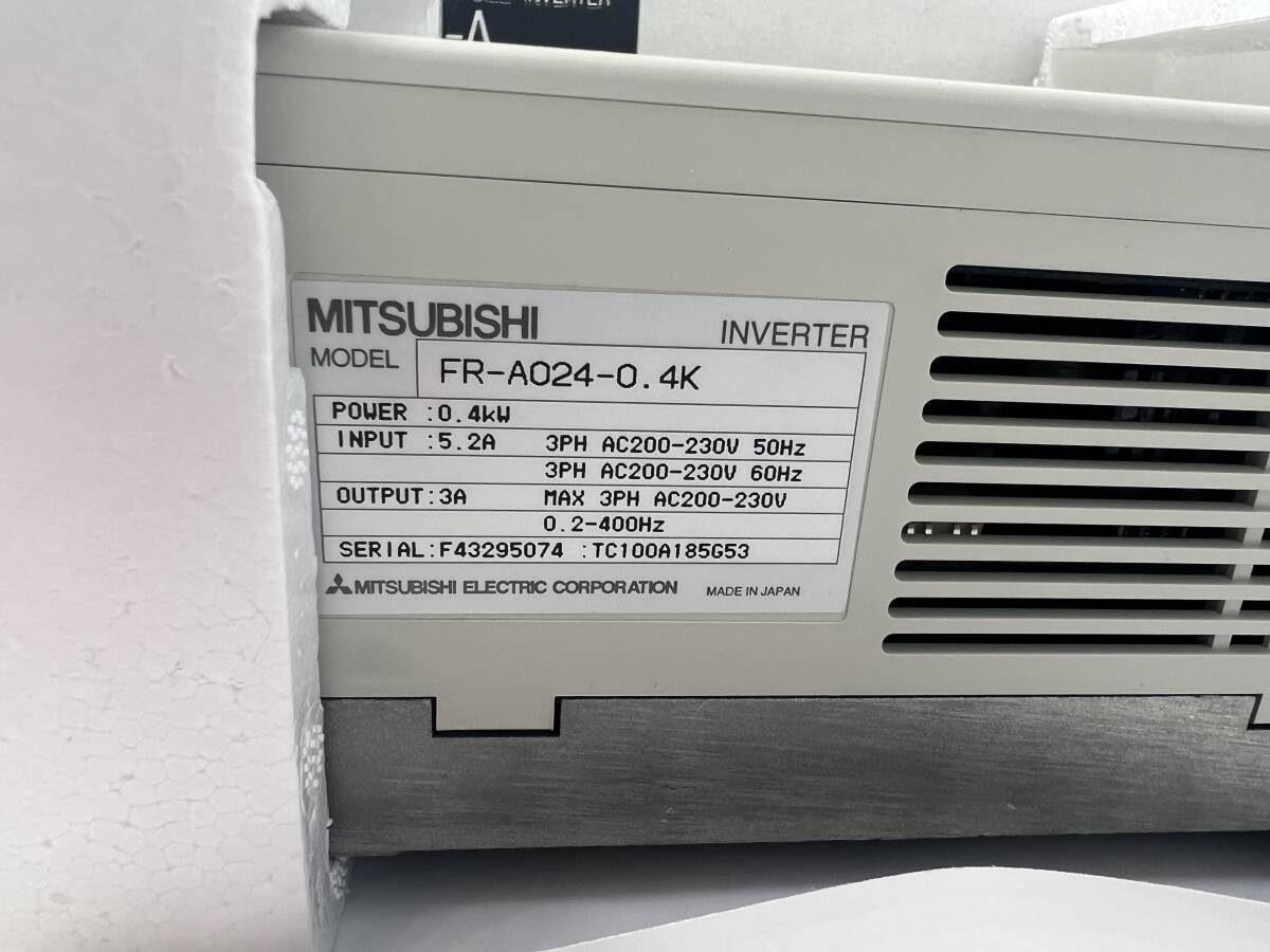 Yahoo!オークション - FR-A024-0.4K (新品・未使用) 三菱電機 Yahoo!オークション - FR-A024-0.4K (新品・未使用) 三菱電機