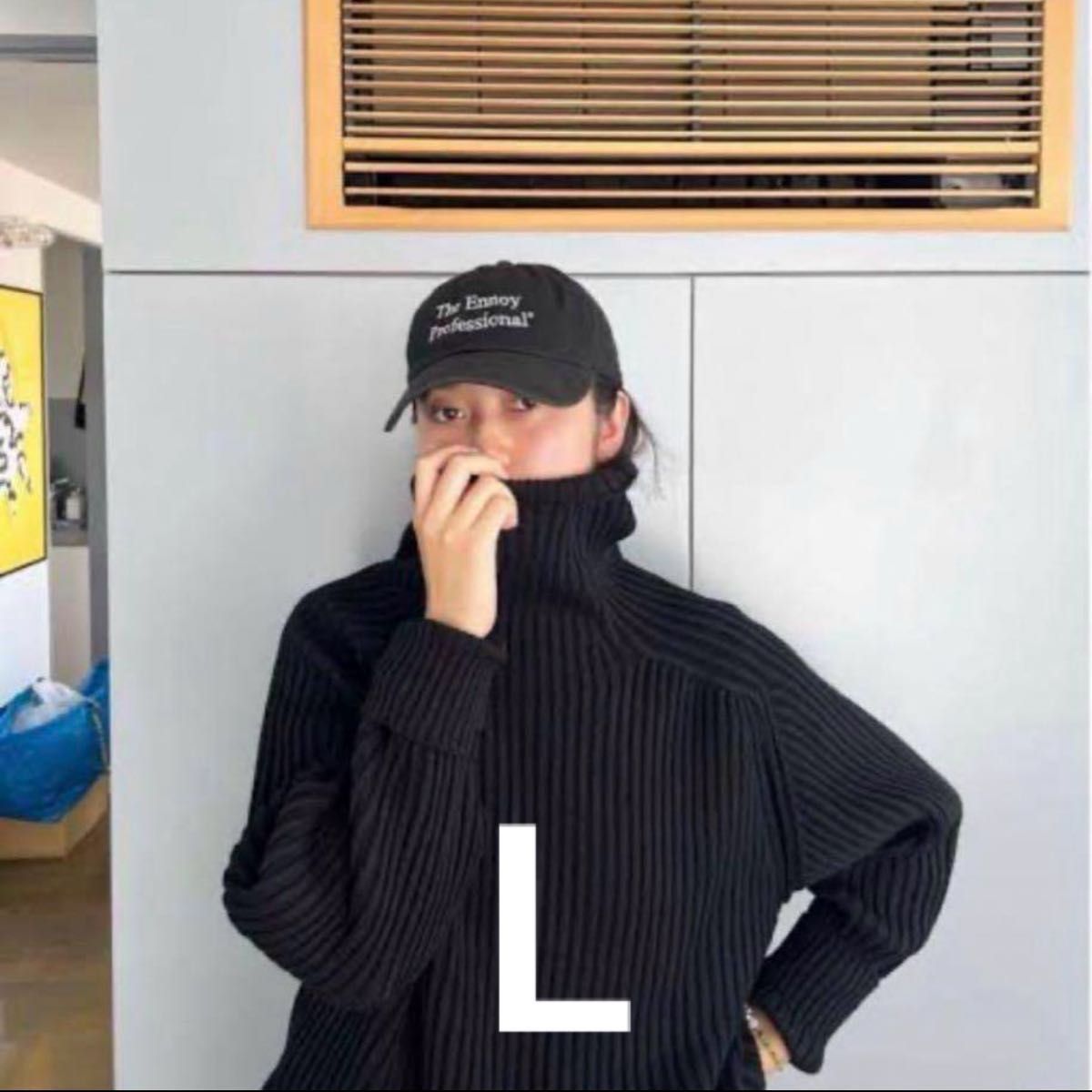 everyone タートルネック リブニット BLACK L|Yahoo!フリマ(旧 everyone タートルネック リブニット BLACK L|Yahoo!フリマ(旧