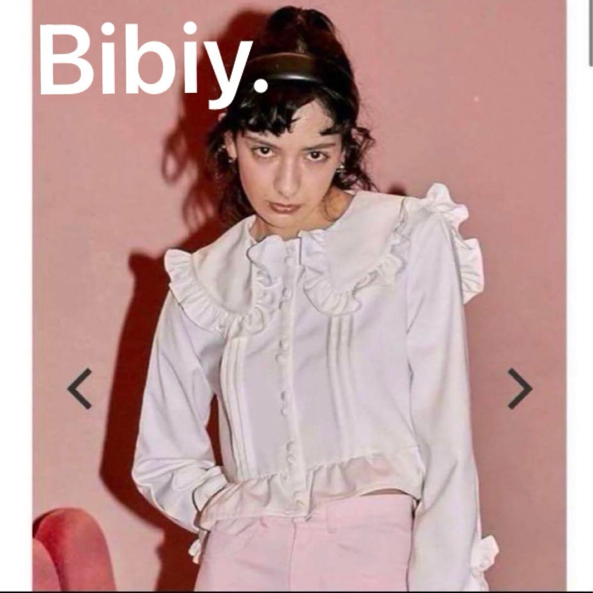 Bibiy ビビィ LYLA SAILOR BLOUSE セーラー襟 ブラウス フリル Bibiy ビビィ LYLA SAILOR BLOUSE セーラー襟 ブラウス フリル