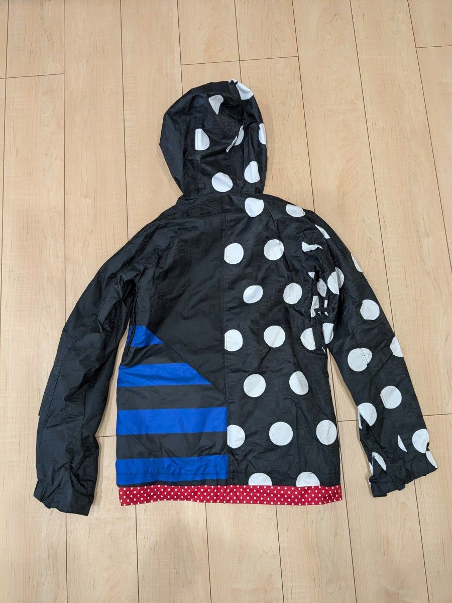 SISTA.J kissmarkスノーボードウェア Mサイズ 水玉柄 上下セット SISTA.J kissmarkスノーボードウェア Mサイズ 水玉柄 上下セット