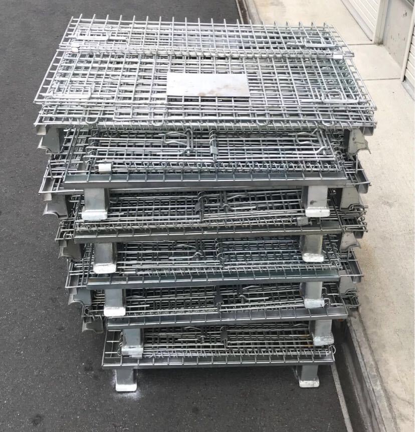 □10台セット□メッシュパレット 1000×800×高さ850mm□中古 □10台セット□メッシュパレット 1000×800×高さ850mm□中古