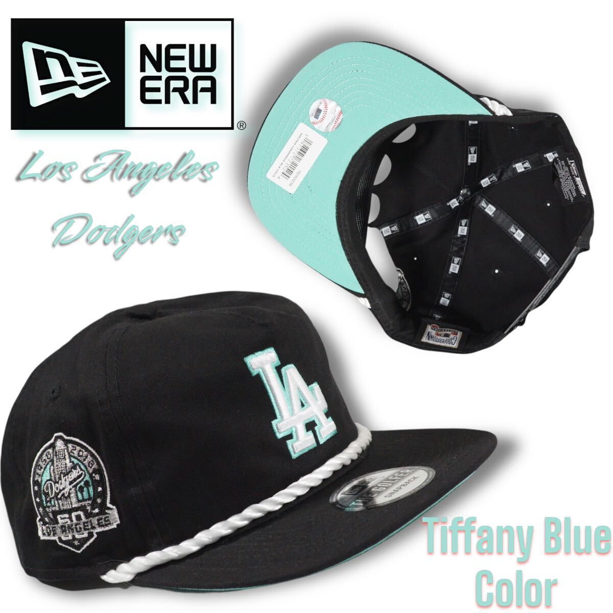 海外限定】NEWERA Los Angeles Dodgers THE GOLFER Cap TIffany 海外限定】NEWERA Los Angeles Dodgers THE GOLFER Cap TIffany