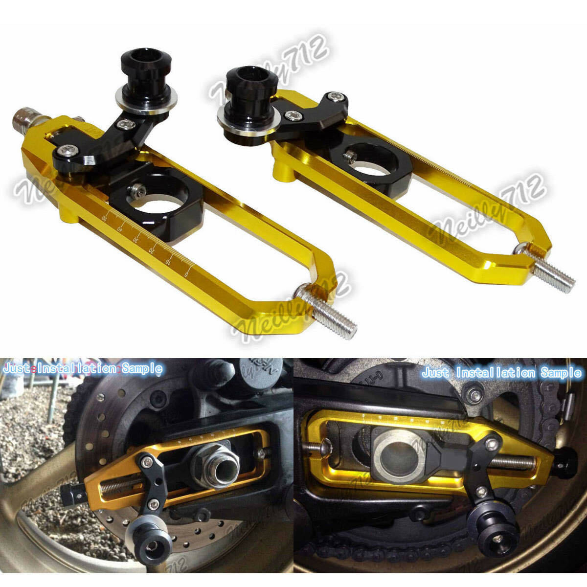 GSX-R1000 R600 R750 チェーンアジャスター テンショナー re GSX-R1000 R600 R750 チェーンアジャスター テンショナー re