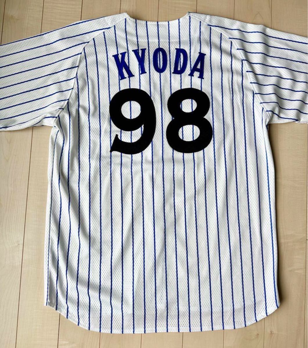 京田陽太選手 横浜DeNAベイスターズ 1998年復刻ユニフォーム L 京田陽太選手 横浜DeNAベイスターズ 1998年復刻ユニフォーム L