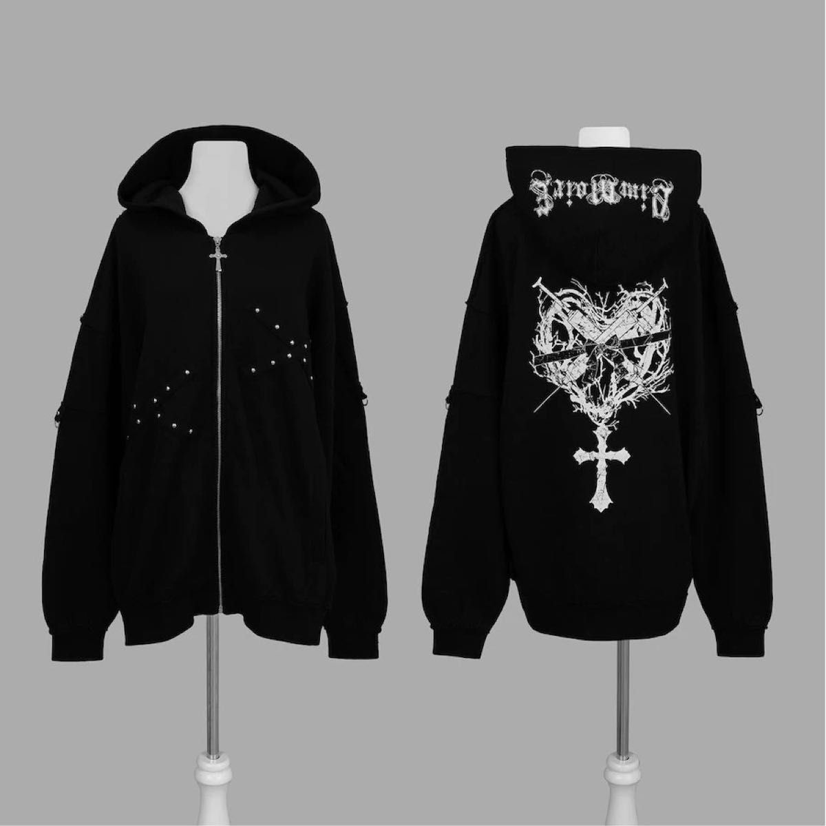 DimMoire ディムモアール Sickness パーカー Black ブラック 黒 DimMoire ディムモアール Sickness パーカー Black ブラック 黒
