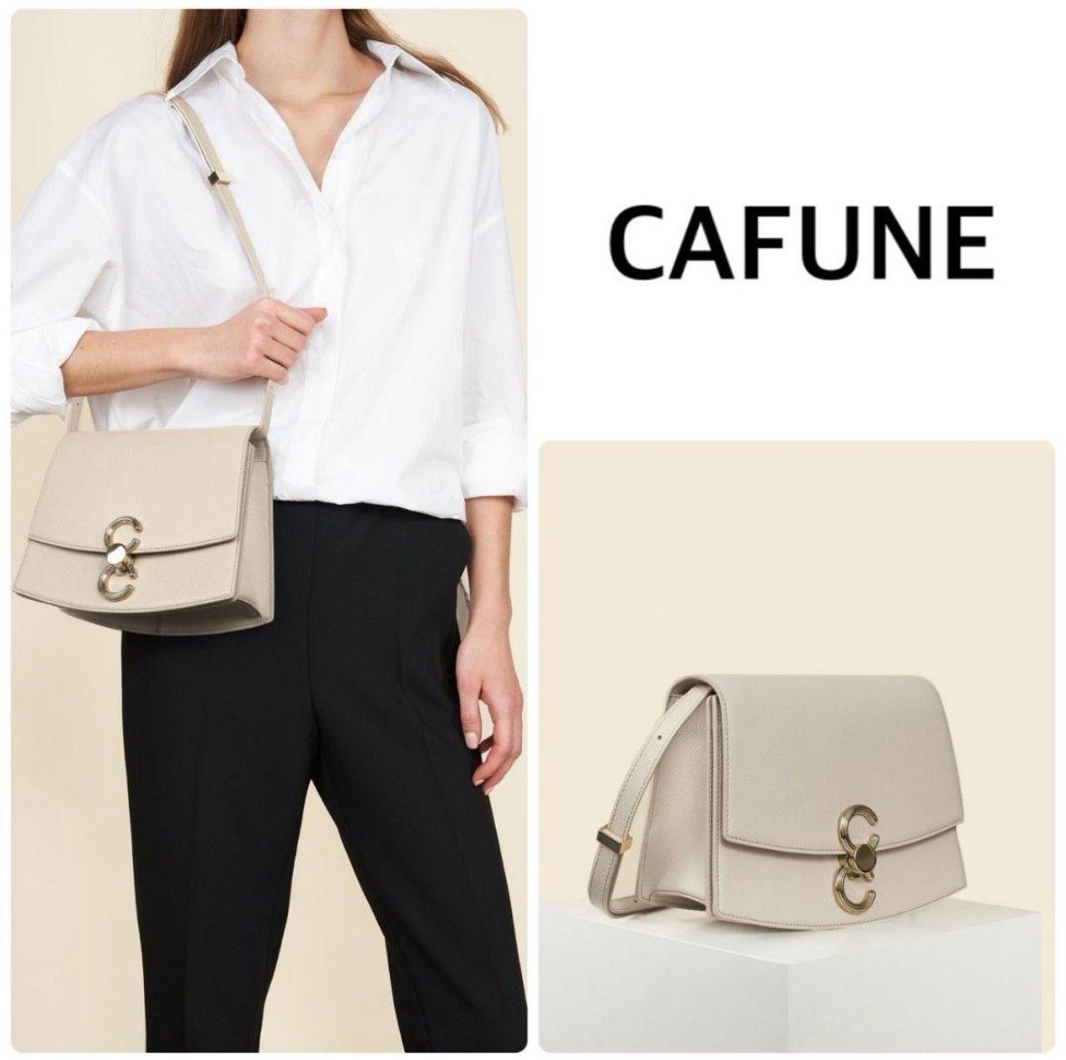 最終値下げ 【新品未使用】CAFUNE ペンデュラムバッグ ダブル 最終値下げ 【新品未使用】CAFUNE ペンデュラムバッグ ダブル