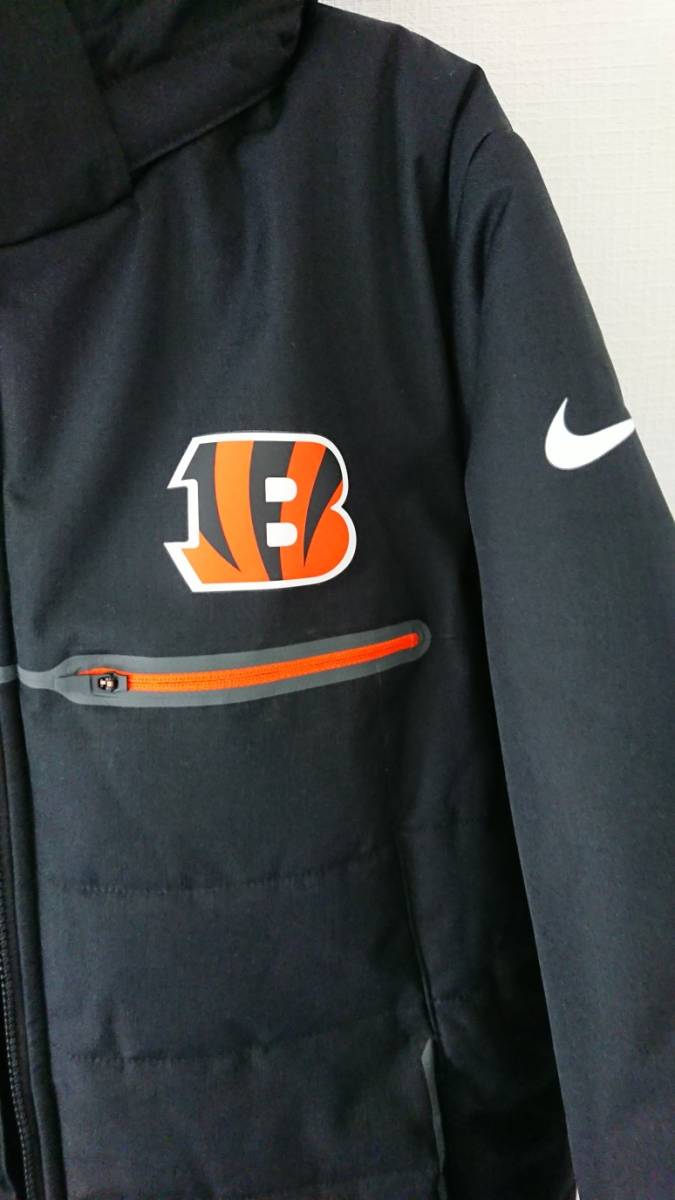 * prompt decision * NFLsinsinati* Ben garuz Nike side line Champ Drive full Zip jacket new goods unused tag attaching 