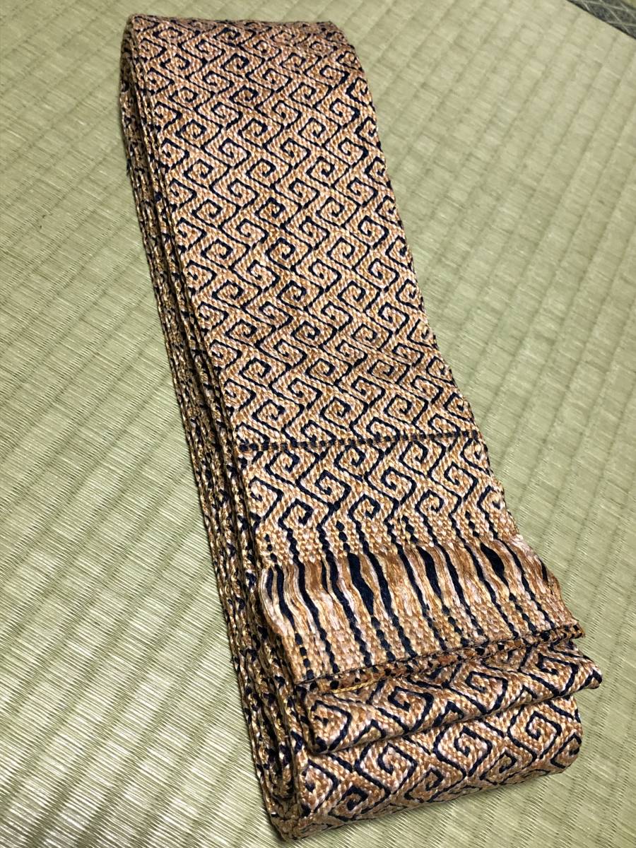 ません】 ヤフオク! - 作家ものをお探しの方 微古綴雷紋角帯(未使用)日