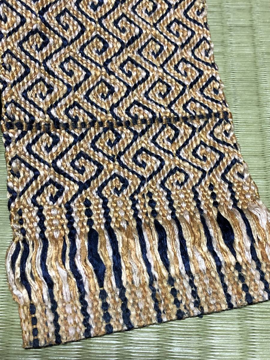 ません】 ヤフオク! - 作家ものをお探しの方 微古綴雷紋角帯(未使用)日