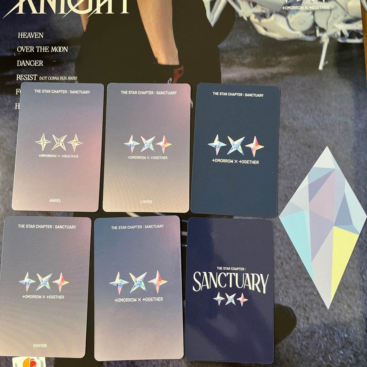 TXT テヒョン トレカ sanctuary SAVIOR ANGEL LOVER ユニバ TXT テヒョン トレカ sanctuary SAVIOR ANGEL LOVER ユニバ