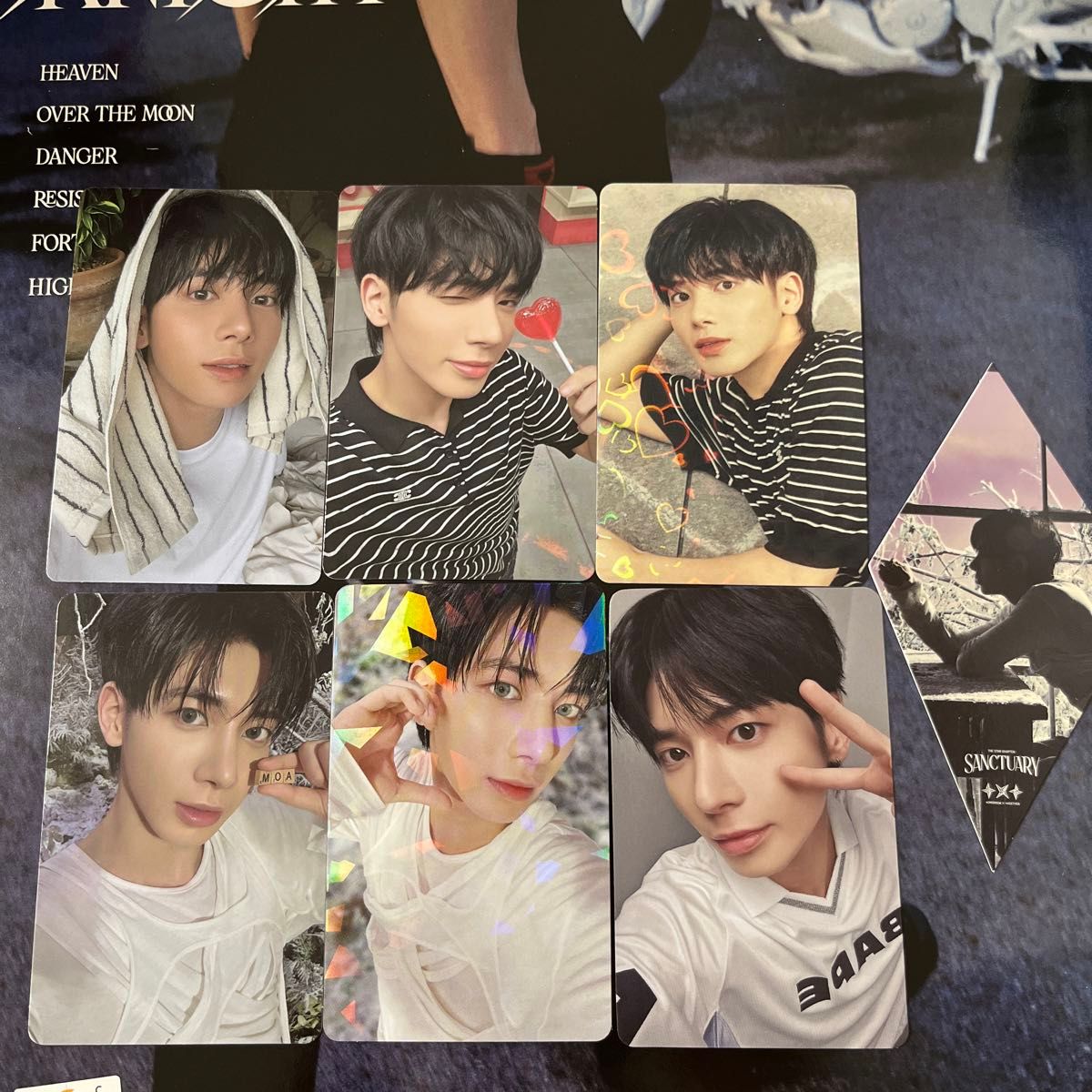 TXT テヒョン トレカ sanctuary SAVIOR ANGEL LOVER ユニバ TXT テヒョン トレカ sanctuary SAVIOR ANGEL LOVER ユニバ