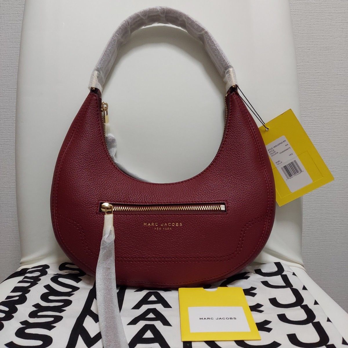 MARC JACOBS レザー Hobo ホーボーバッグ スエードタッセル MARC JACOBS マークジェイコブス スモールレザーホーボーバッグ