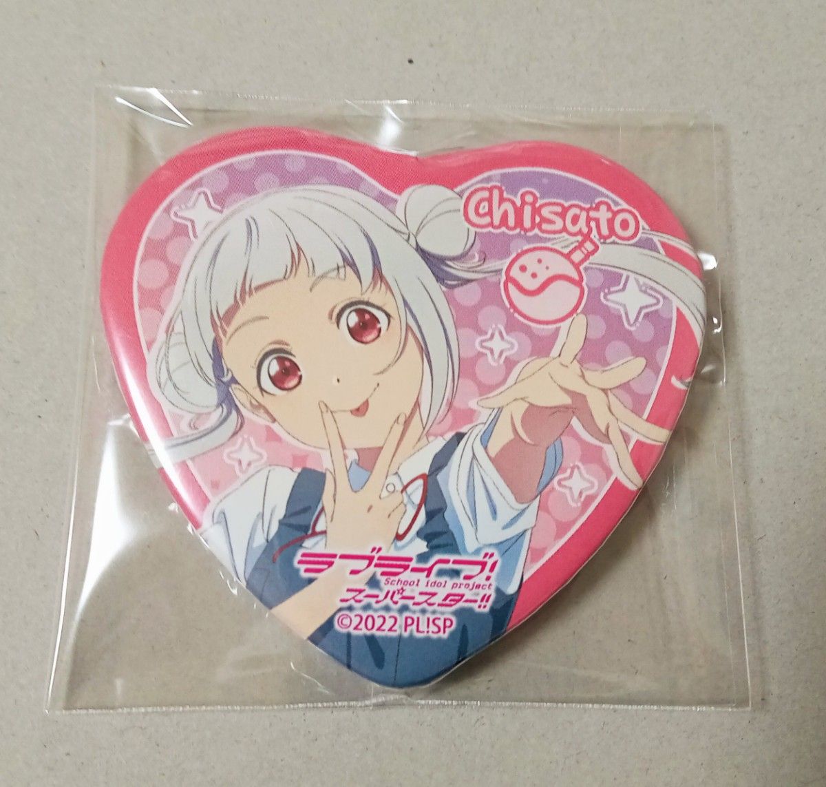 ラブライブ 結ヶ丘 スーパースター 嵐千砂都 ハート 缶バッジ ラブライブ 結ヶ丘 スーパースター 嵐千砂都 ハート 缶バッジ