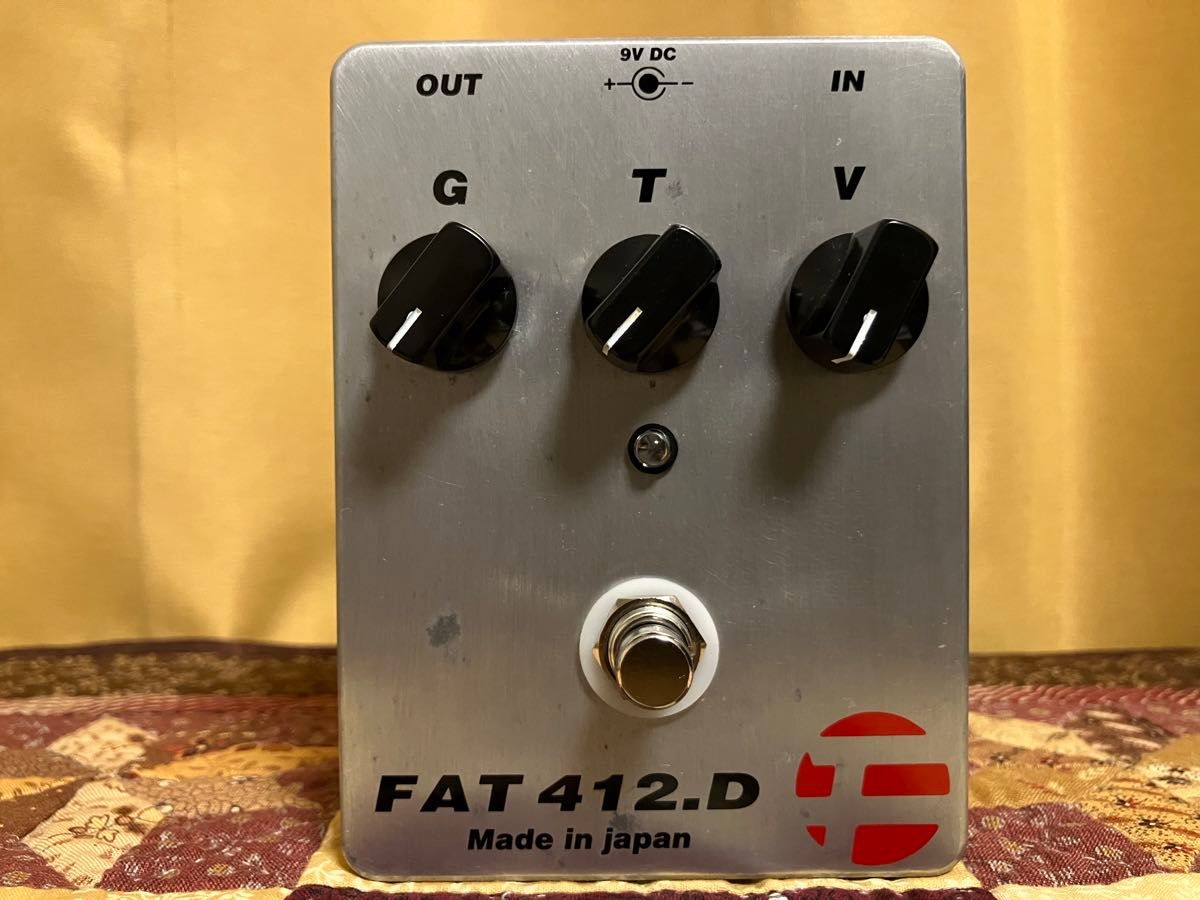 Fat 412 D ギターエフェクター B'z Tak Matsumoto 松本孝弘 Fat 412 D ギターエフェクター B'z Tak Matsumoto 松本孝弘