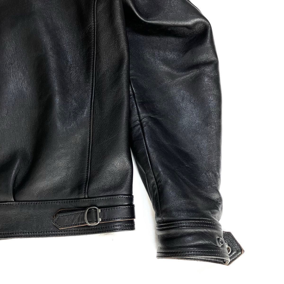 addict clothes AD-00 AD-14 42 レザージャケット 羊革 タグ有り addict clothes AD-00 AD-14 42 レザージャケット 羊革 タグ有り