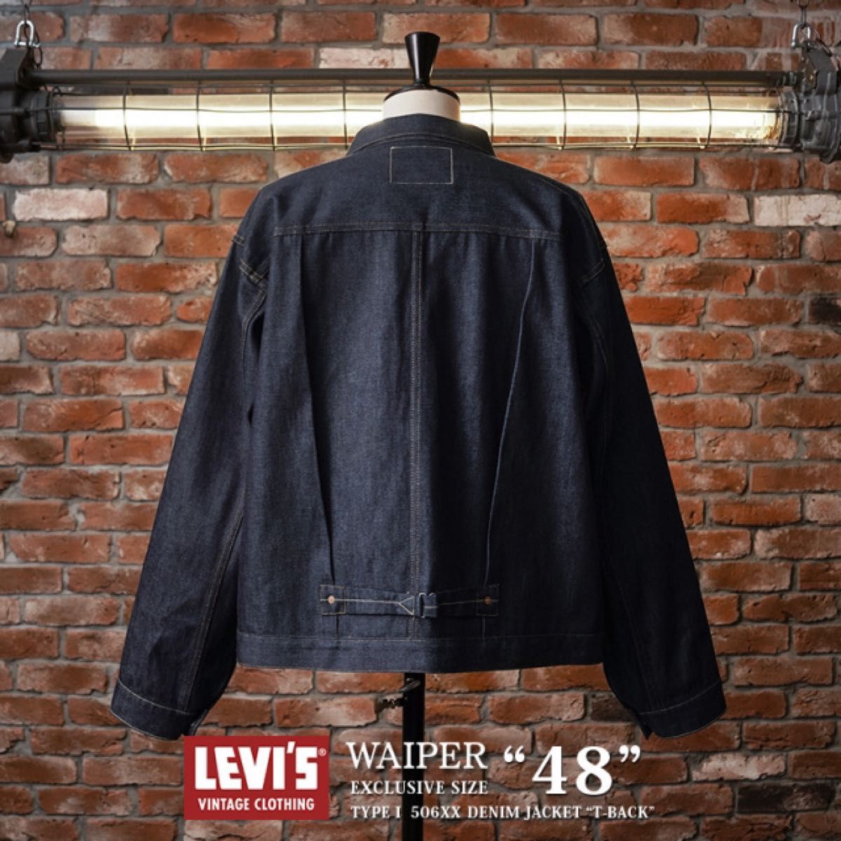 LVC×WAIPER ”48” 1936 506XX T-BACK リーバイス levis vintage LVC×WAIPER ”48” 1936 506XX T-BACK リーバイス levis vintage