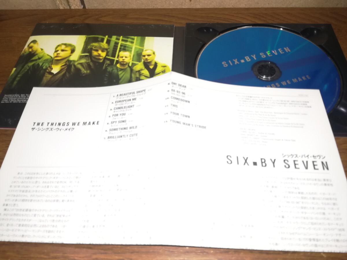 x0876【CD】シックス・バイ・セヴン Six By Seven / The Things We Make_画像2