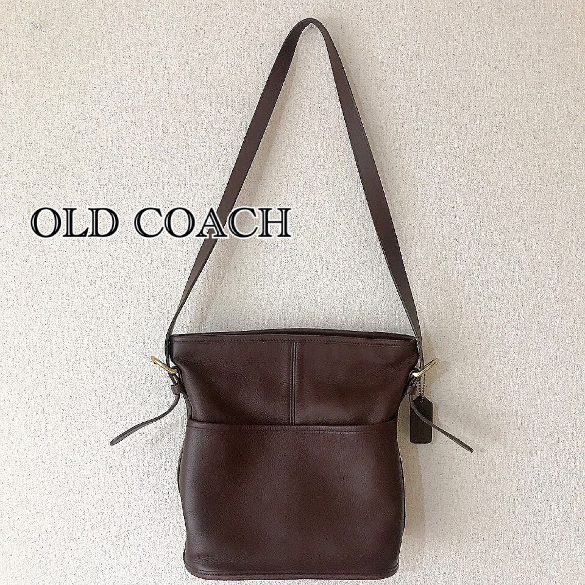 オールド コーチ COACH 状態良好 レザー ショルダーバッグ オールド コーチ COACH 状態良好 レザー ショルダーバッグ