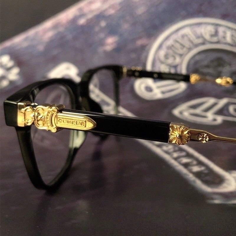 CHROME HEARTS【新品】 眼鏡 メガネ メガネフレームGOLD CHROME HEARTS【新品】 眼鏡 メガネ メガネフレームGOLD