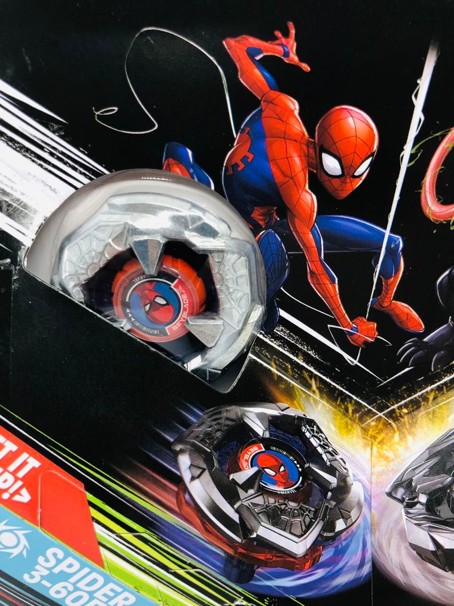 ベイブレードX マーベルコラボ スパイダーマン3-60F ヴェノム3 ベイブレードX マーベルコラボ スパイダーマン3-60F ヴェノム3
