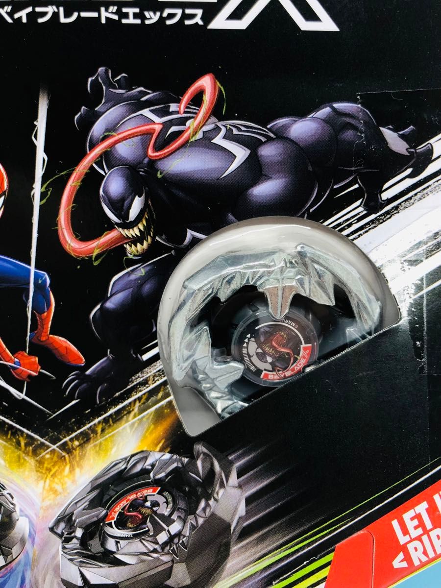 ベイブレードX マーベルコラボ スパイダーマン3-60F ヴェノム3-80N ベイブレードX マーベルコラボ スパイダーマン3-60F ヴェノム3-80N