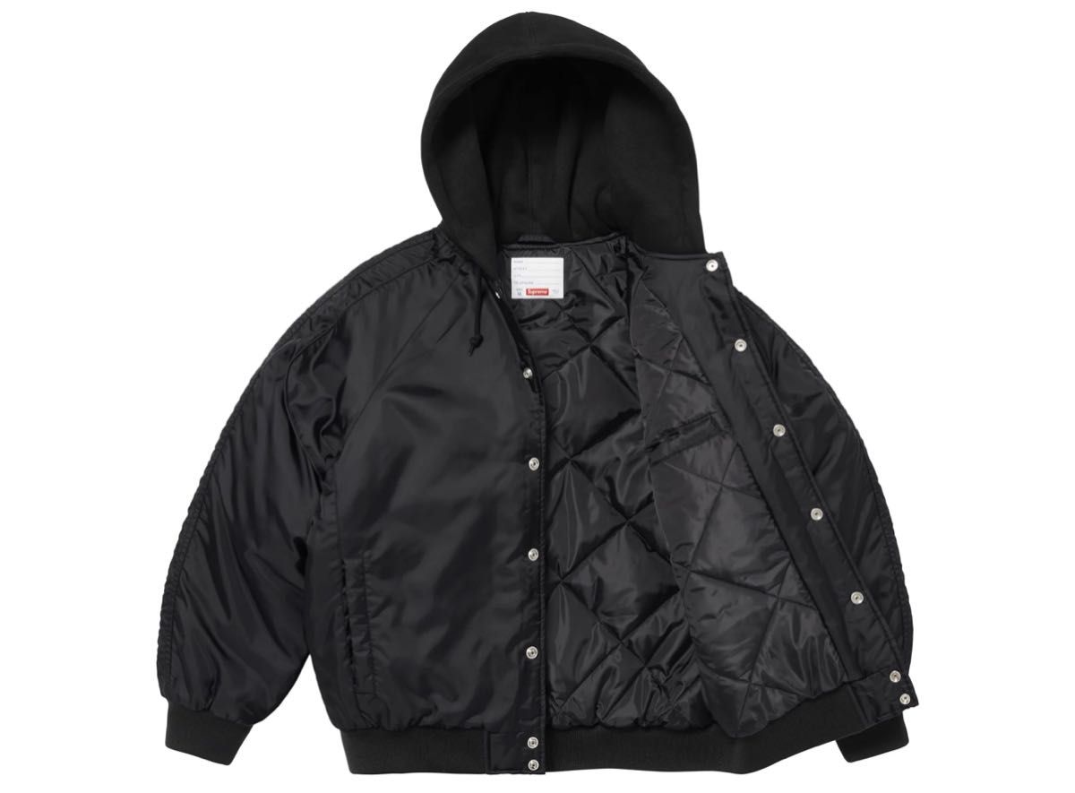 Hooded Stadium Jacket | Supreme 24ss ブラック|Yahoo!フリマ Hooded Stadium Jacket | Supreme 24ss ブラック|Yahoo!フリマ
