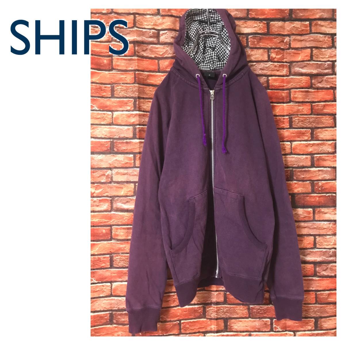 *SHIPS Ships cotton Parker purple 