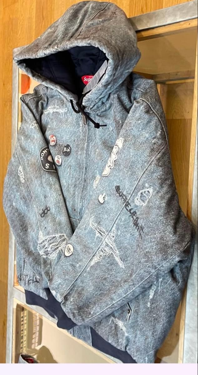 Supreme HJR Trompe Loeil Hooded Work Jacket Supreme HJR Trompe Loeil Hooded Work Jacket