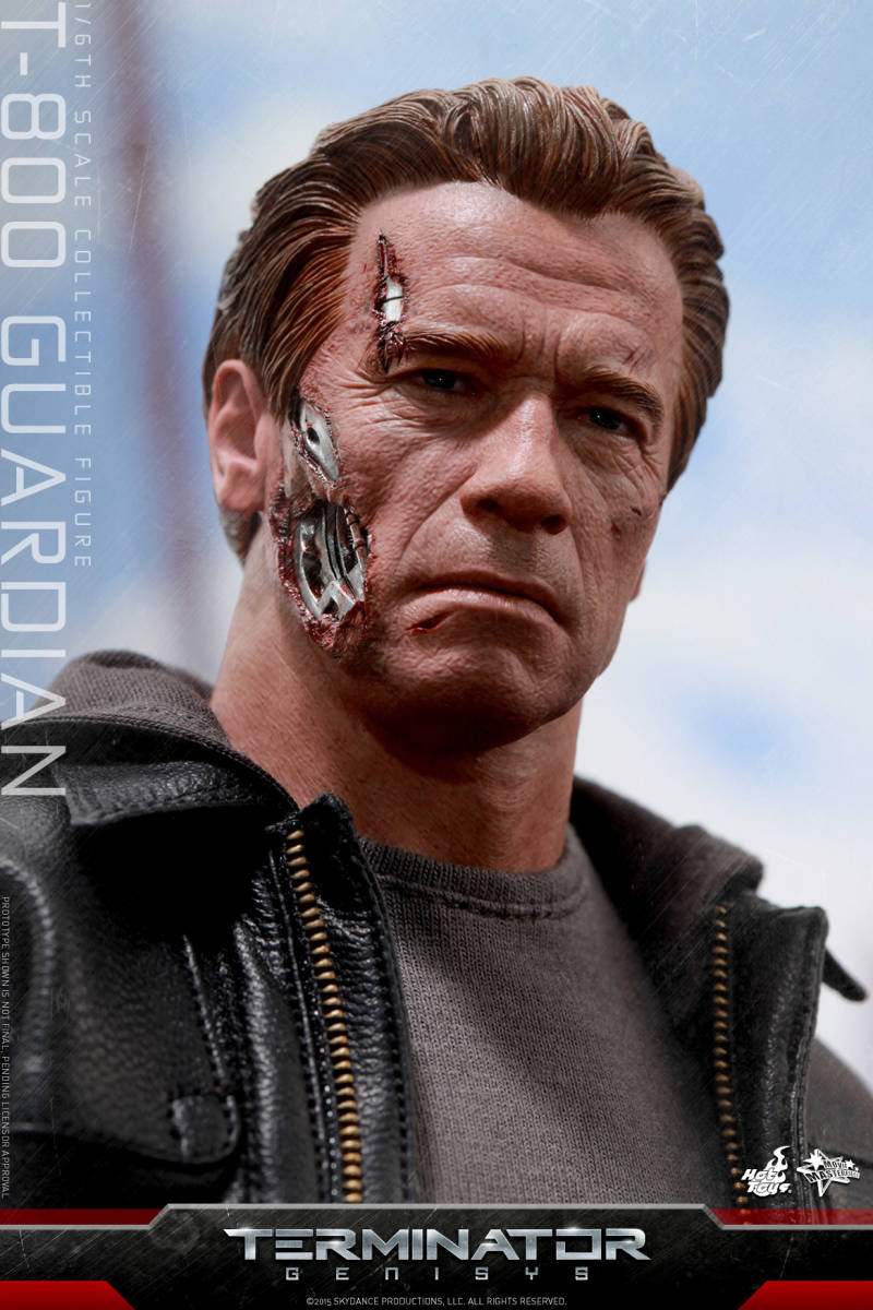  hot игрушки Movie master-piece [ Terminator : новый пуск |jenisis] 1/6 шкала фигурка T-800|.. бог 