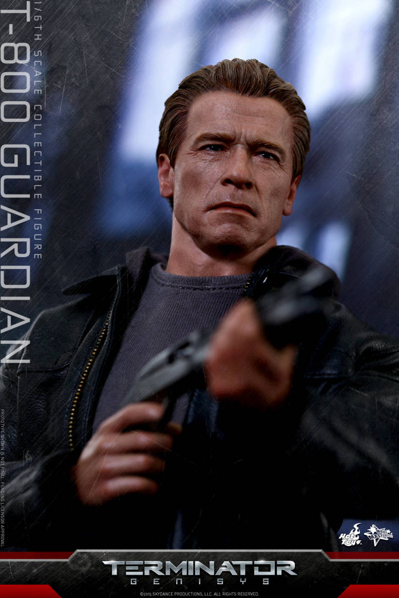  hot игрушки Movie master-piece [ Terminator : новый пуск |jenisis] 1/6 шкала фигурка T-800|.. бог 