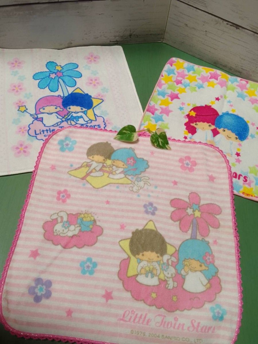 昭和レトロ 新品3枚 入手困難 キキララウォッシュタオル
