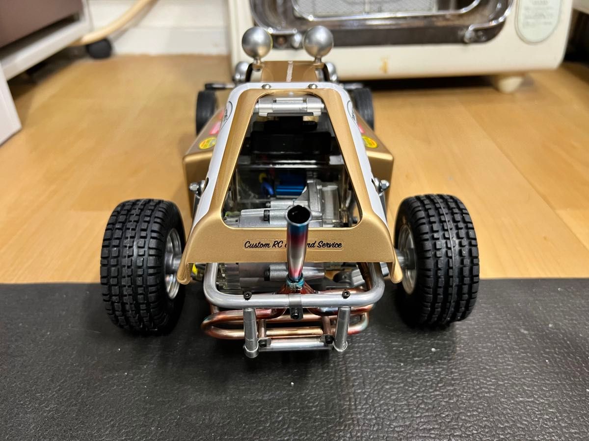 バギーチャンプボディー ブロックヘッドモータース仕様 ゴールド バギーチャンプボディー ブロックヘッドモータース仕様 ゴールド