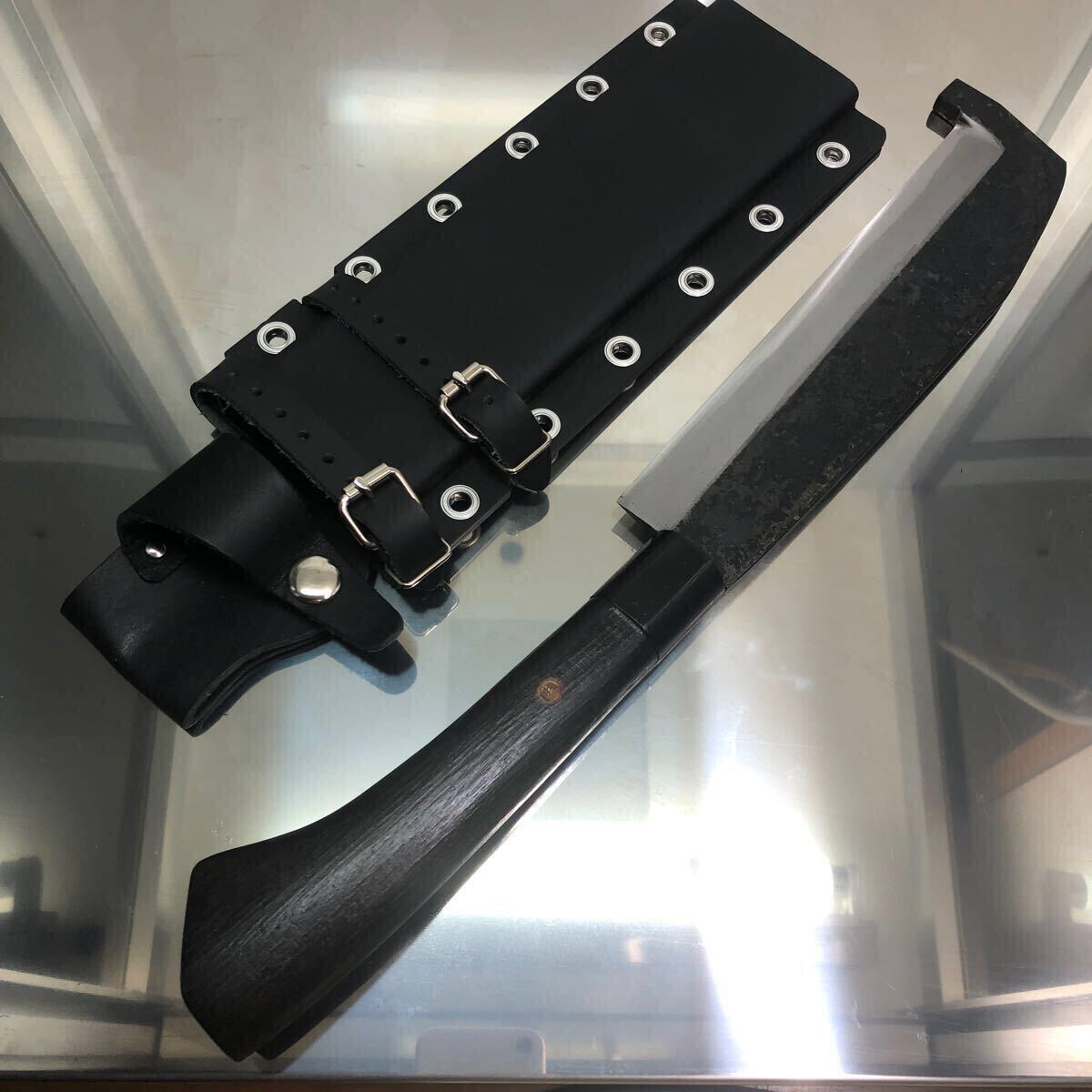 レッドオルカ 鉈 薪割り アウトドア 鞘付き 220mm|ナイフ レッドオルカ 鉈 薪割り アウトドア 鞘付き 220mm|ナイフ