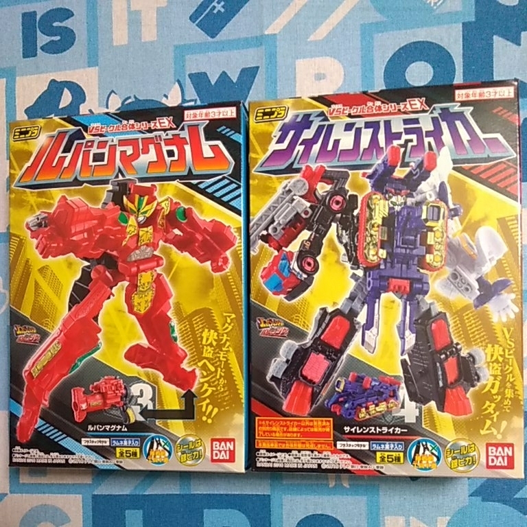 ルパンレンジャー vs パトレンジャー ミニプラ ルパンコレクション 全5種セット 未開封新品 合体変形には他シリーズのミニプラ必須