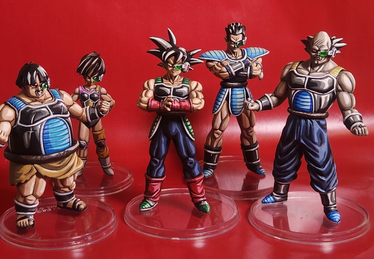 【値下げ】 集結 HGドラゴンボール バーダック軍団 5体セット HGシリーズ その他