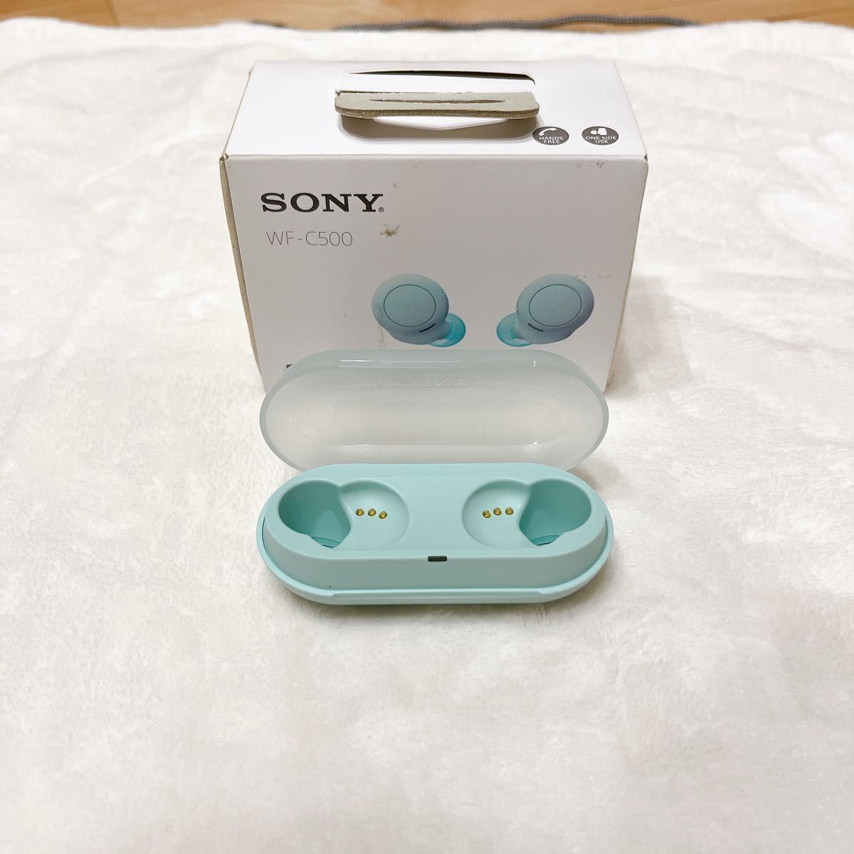 SONY WF-C500 ワイヤレスイヤホン ミントグリーン Amazon.co.jp: ソニー(SONY) 完全ワイヤレスイヤホン WF-C500 : /軽量