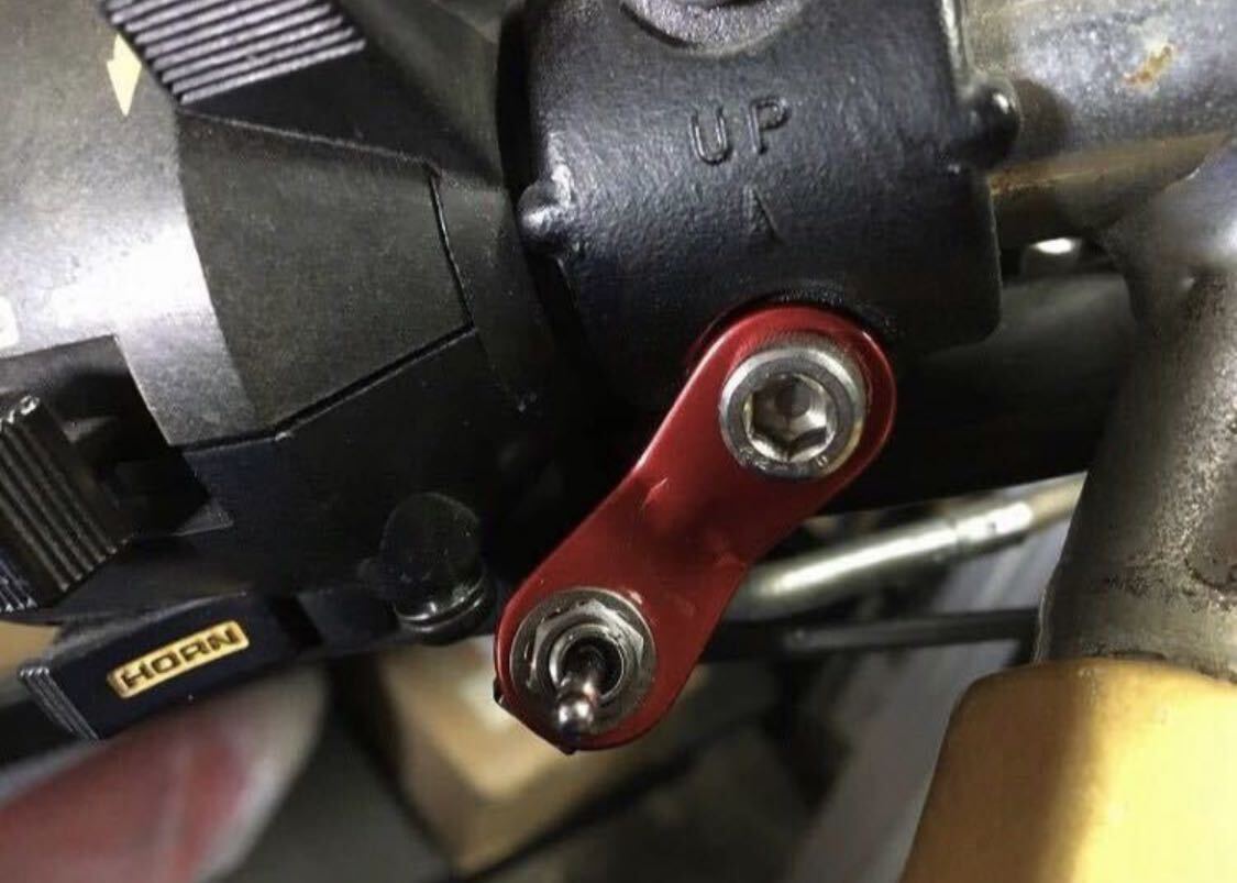ON ON】CBR400F_ステー付 スイッチ REV レブコン純正ユニット付 ON ON】CBR400F_ステー付 スイッチ REV レブコン純正ユニット付
