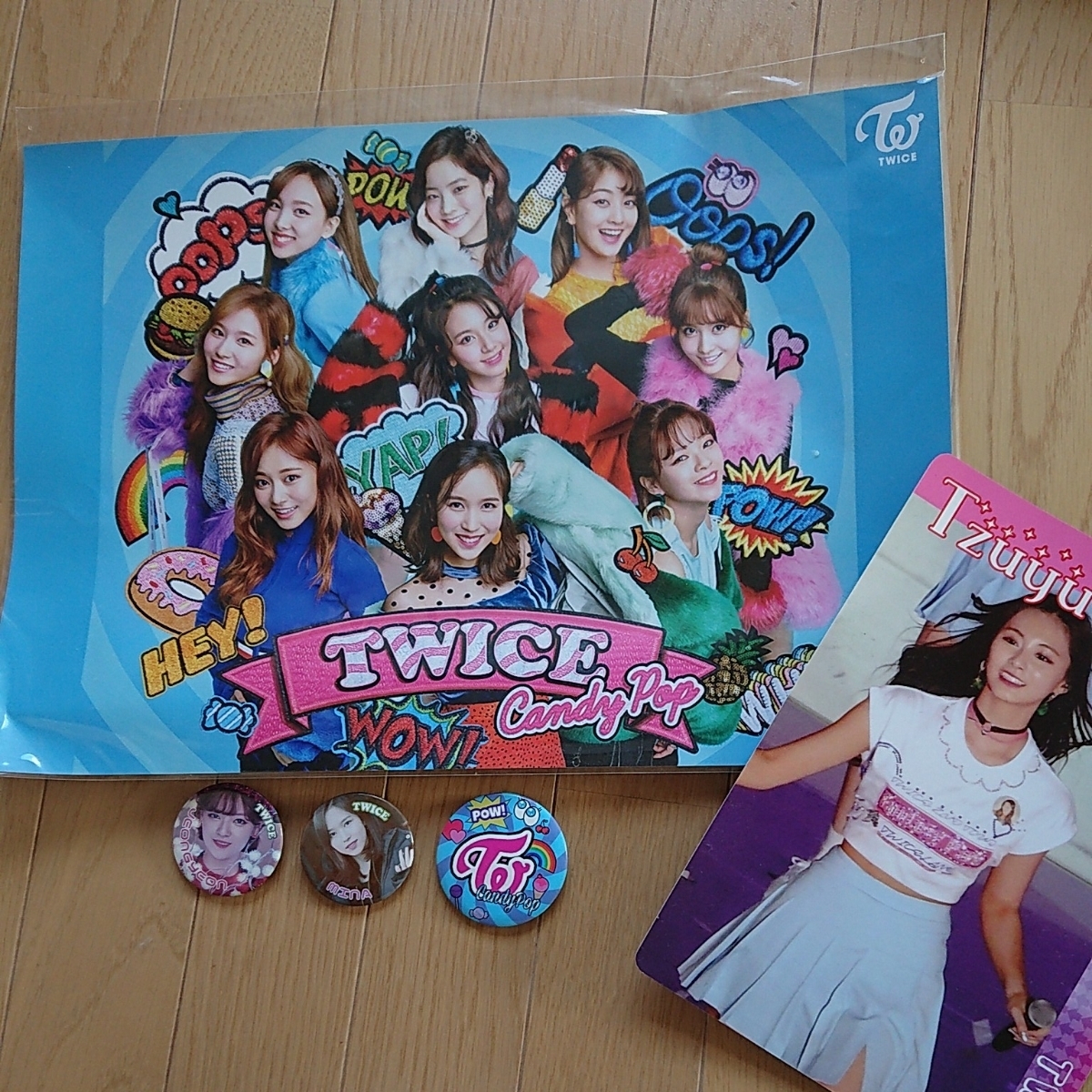 お得商品  缶バッジ candypop TWICE K-POP/アジア