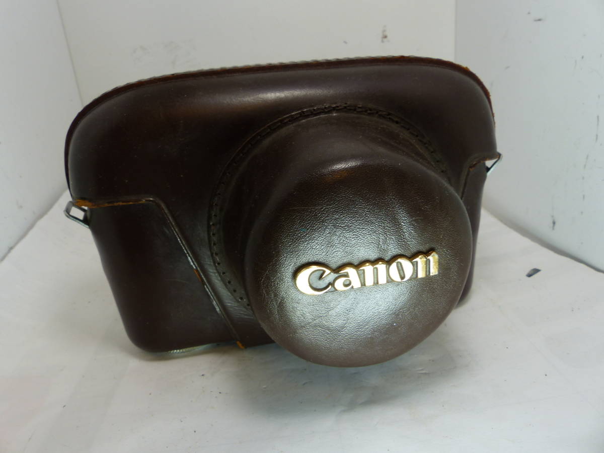  Canon range finder original leather hard case 