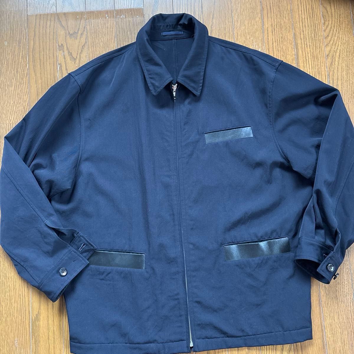 コムデギャルソンオム COMME des GARCONS HOMME AD1995 レザー 切替 ジャケット