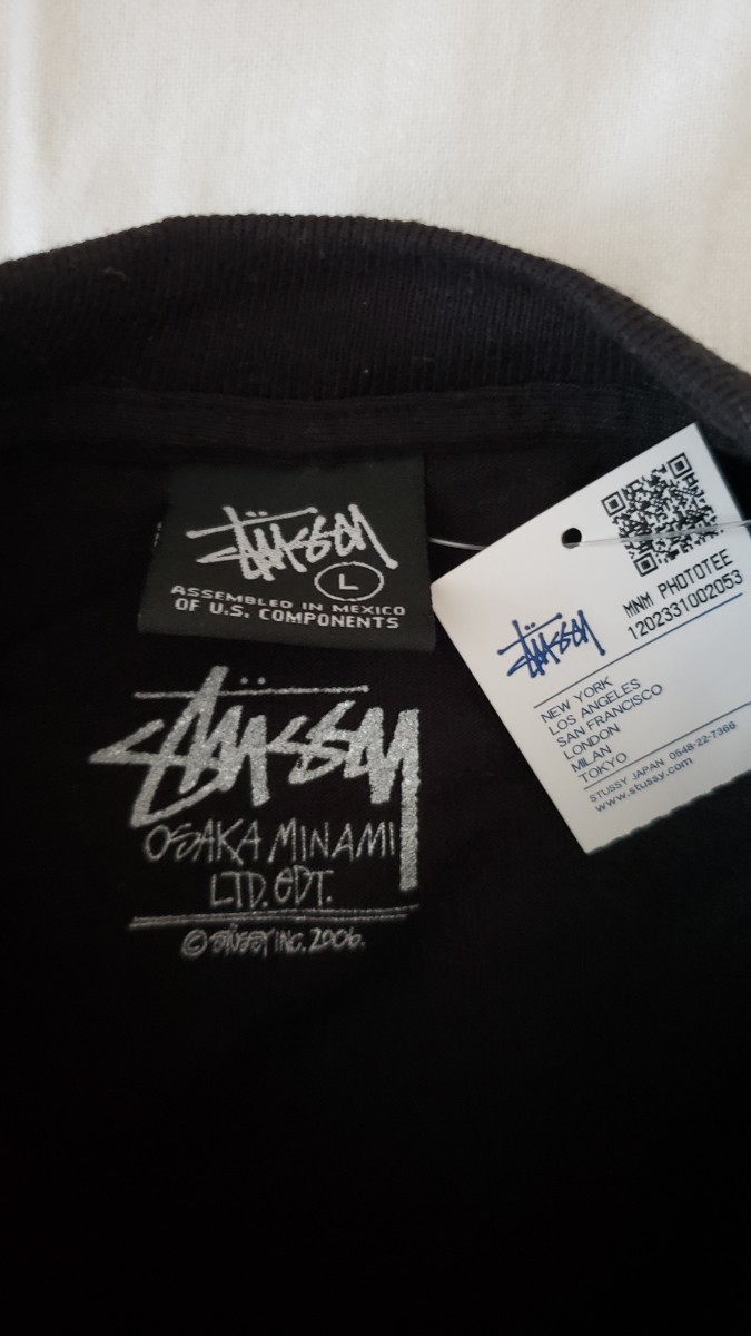 未使用 超希少品 STUSSY 2006年 大阪 難波チャプト記念 TシャツL T